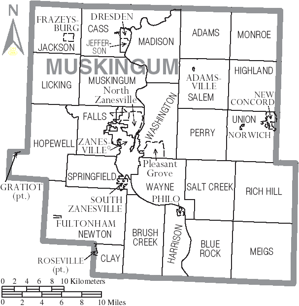 Muskingum County, Ohio Familypedia FANDOM powered by Wikia