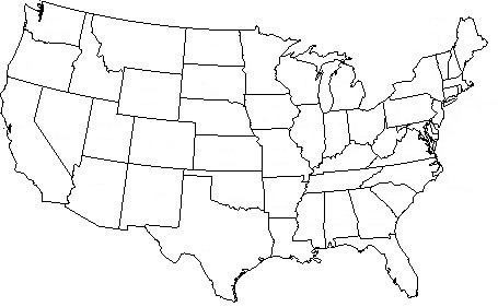 Us Map Collections For All 50 States