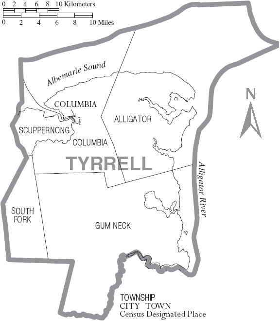 Tyrrell County, North Carolina Familypedia FANDOM powered by Wikia