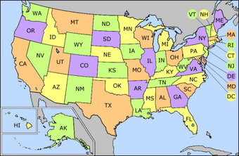 List of U.S. state abbreviations | Familypedia | Fandom