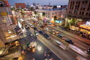 Hollywood boulevard from kodak theatre