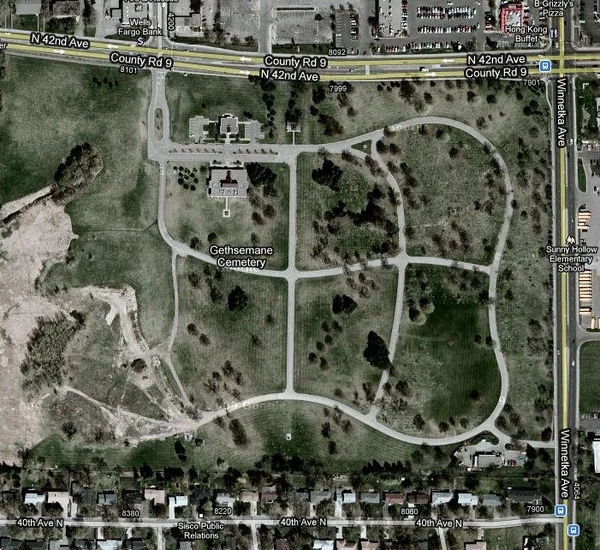 Gethsemane Cemetery, New Hope Township, Hennepin County, Minnesota, USA