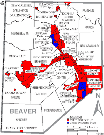 Beaver County Pennsylvania Familypedia Fandom