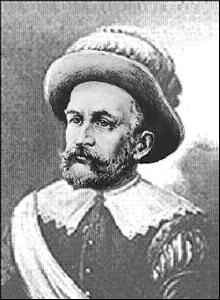 Peter Minuit portrait New Amsterdam 1600s light