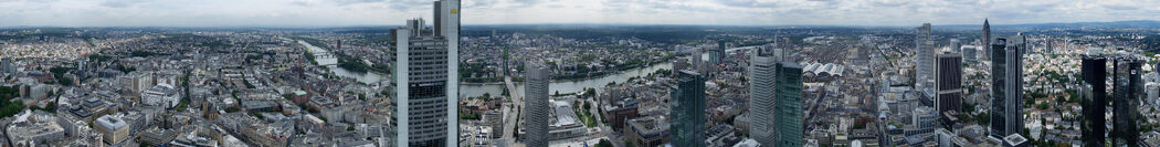 Panorama Frankfurt vom Maintower