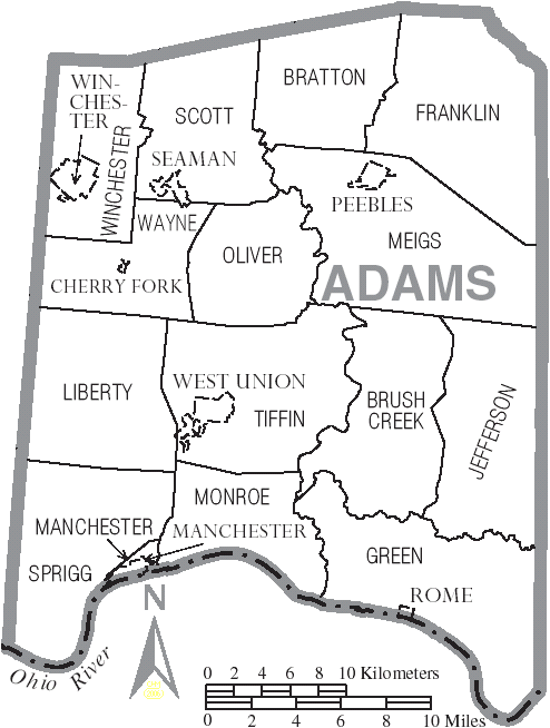 Adams County Ohio Familypedia FANDOM powered by Wikia
