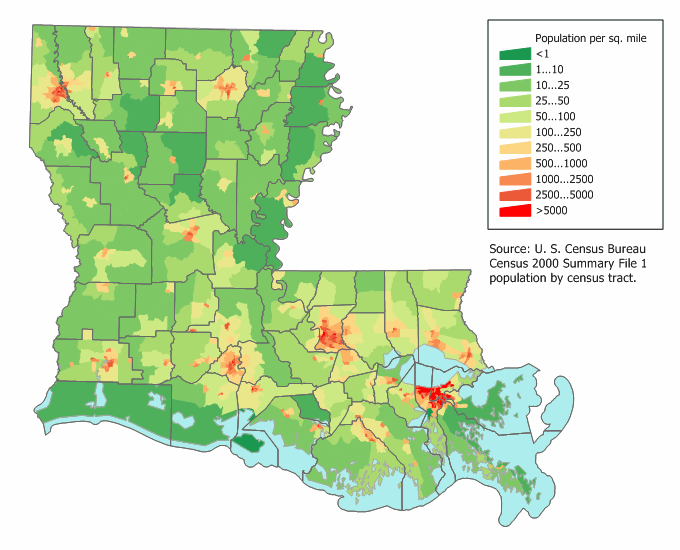 Image Louisiana population map.png Familypedia FANDOM powered by