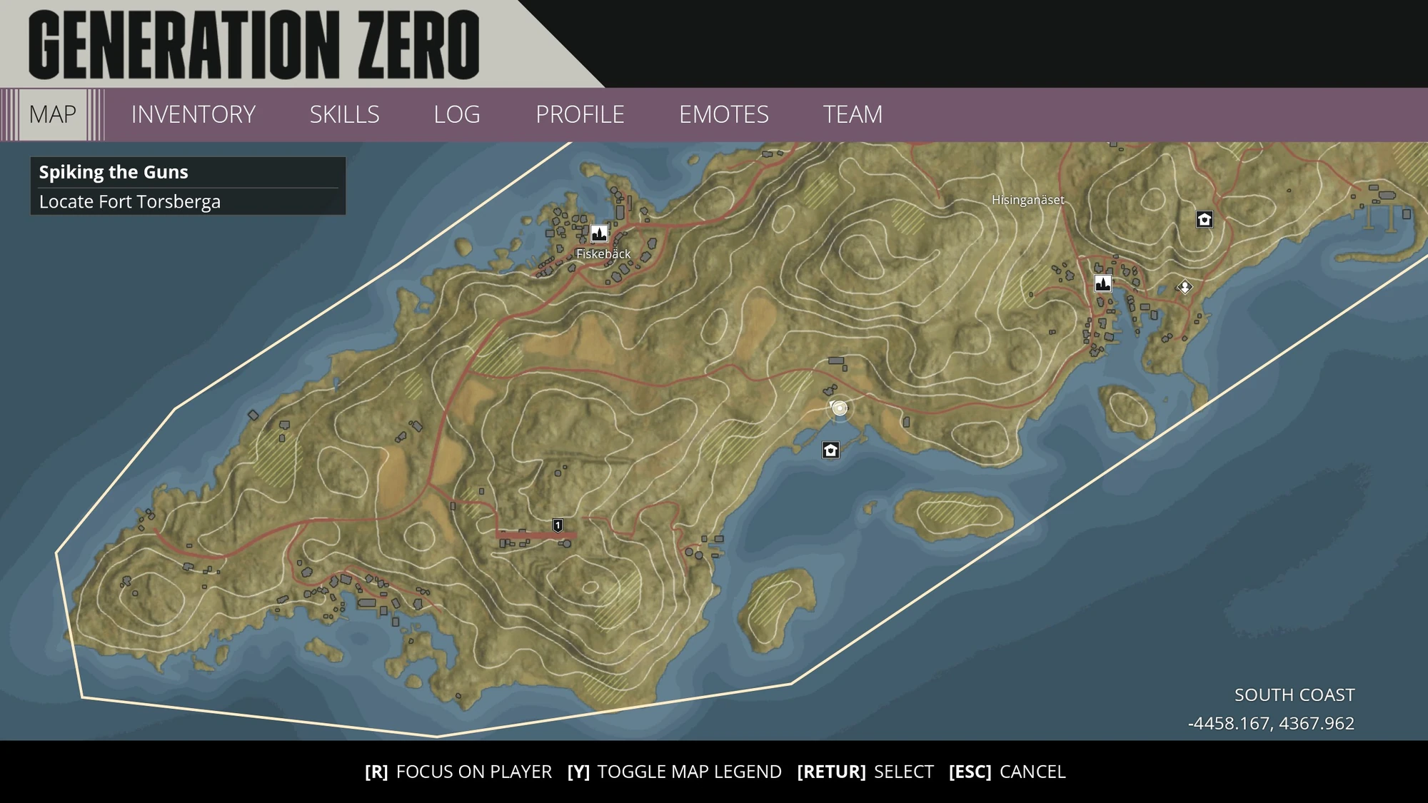 Generation Zero Weapon Locations Map