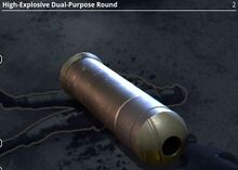 High-Explosive Dual-Purpose Round