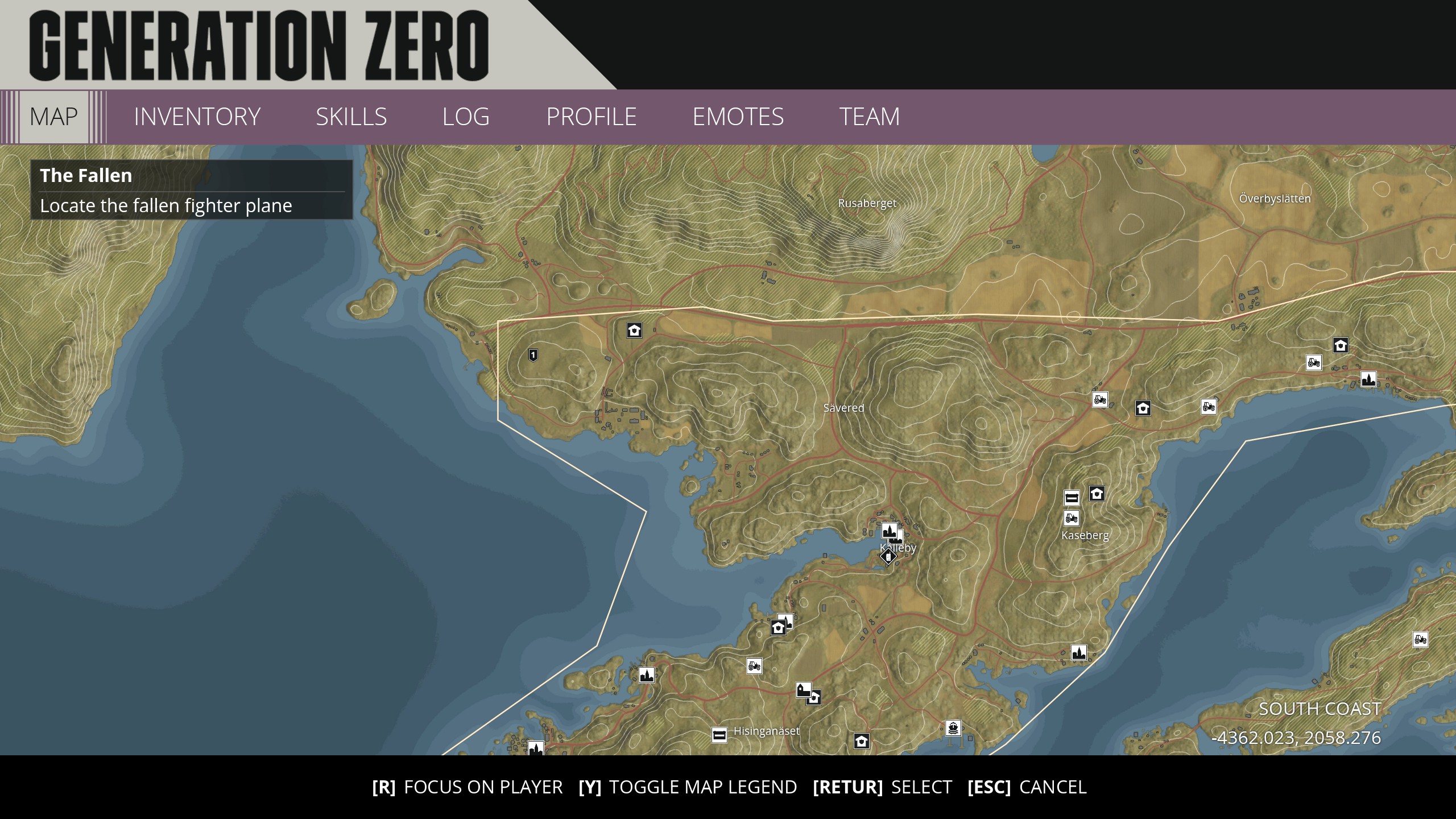 generation zero map location