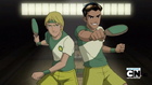 Rex e Noah al campionato di ping pong.