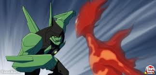 Dymand head attacking Alpha