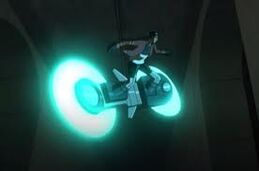 Rex's own hoverboard