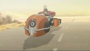 Riding on a road
