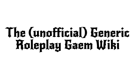 Generic Roleplay Gaem Roblox Wiki Fandom
