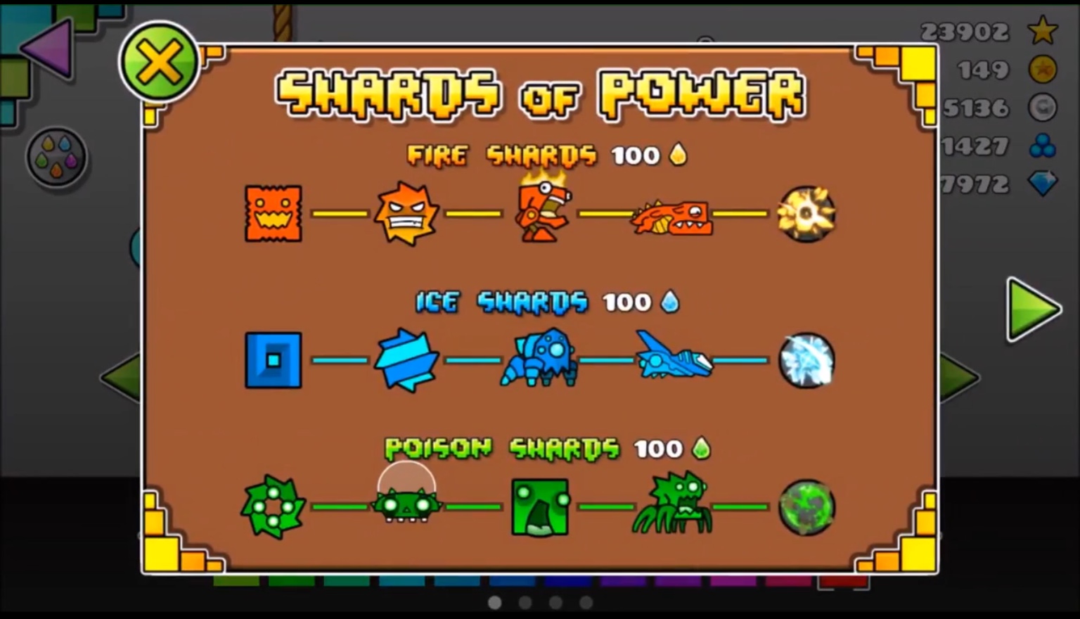 Shards of Power Geometry Dash World Wiki Fandom