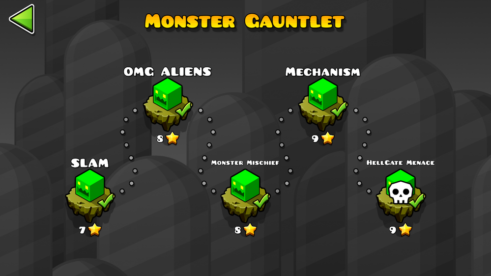 Gauntlet geometry dash что дают