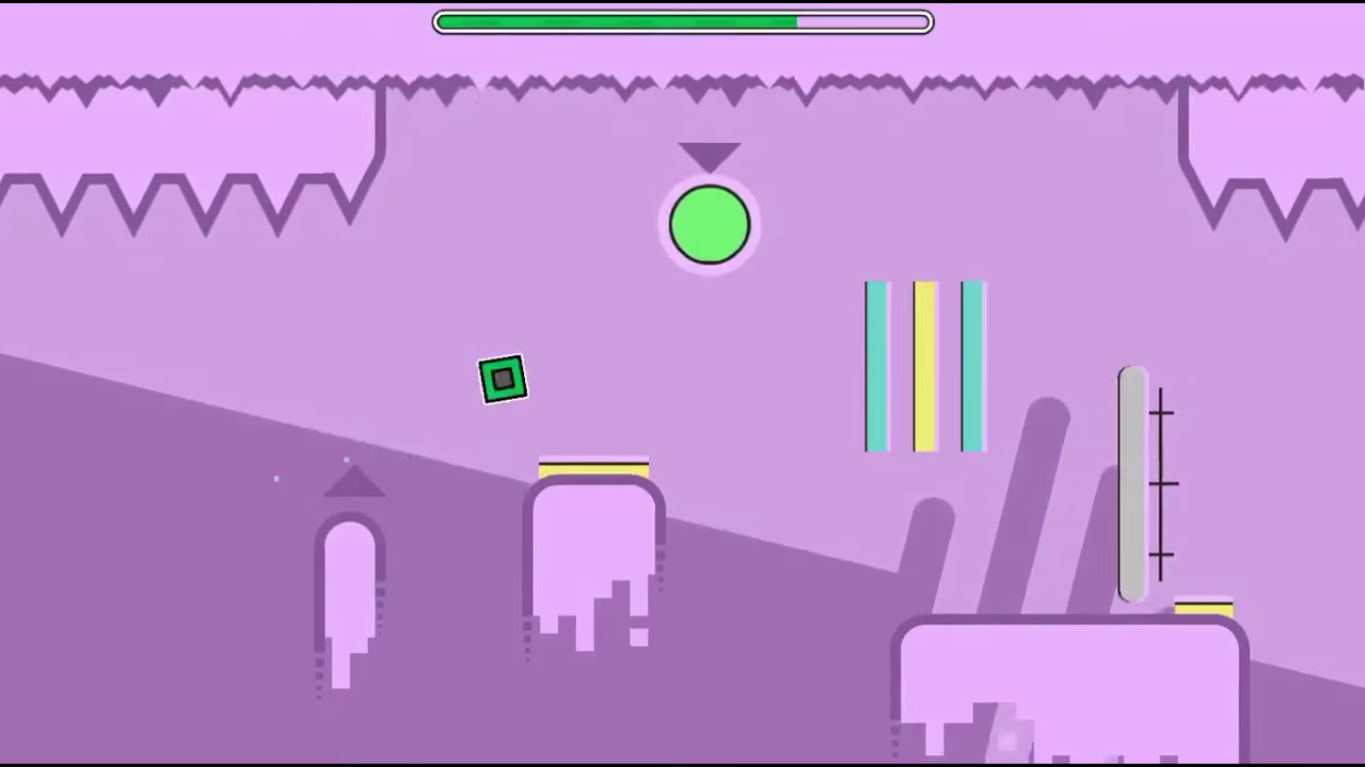 Обои в стиле geometry dash