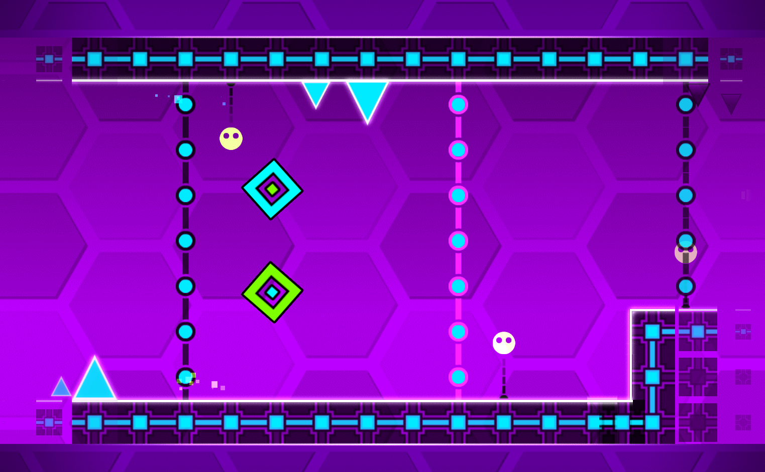 Как пройти геометри. Hexagon force geometry dash. хексагон форс 100% геометрии дэш. геометри даш 1.3. geometry dash 1.8.