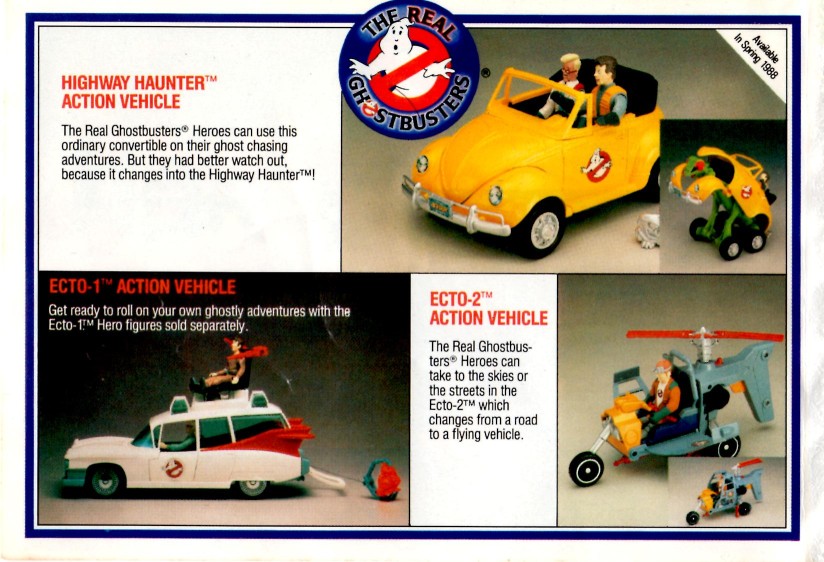 ghostbusters car toy vintage