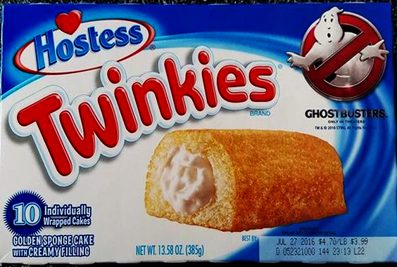 hostess ghostbusters related food