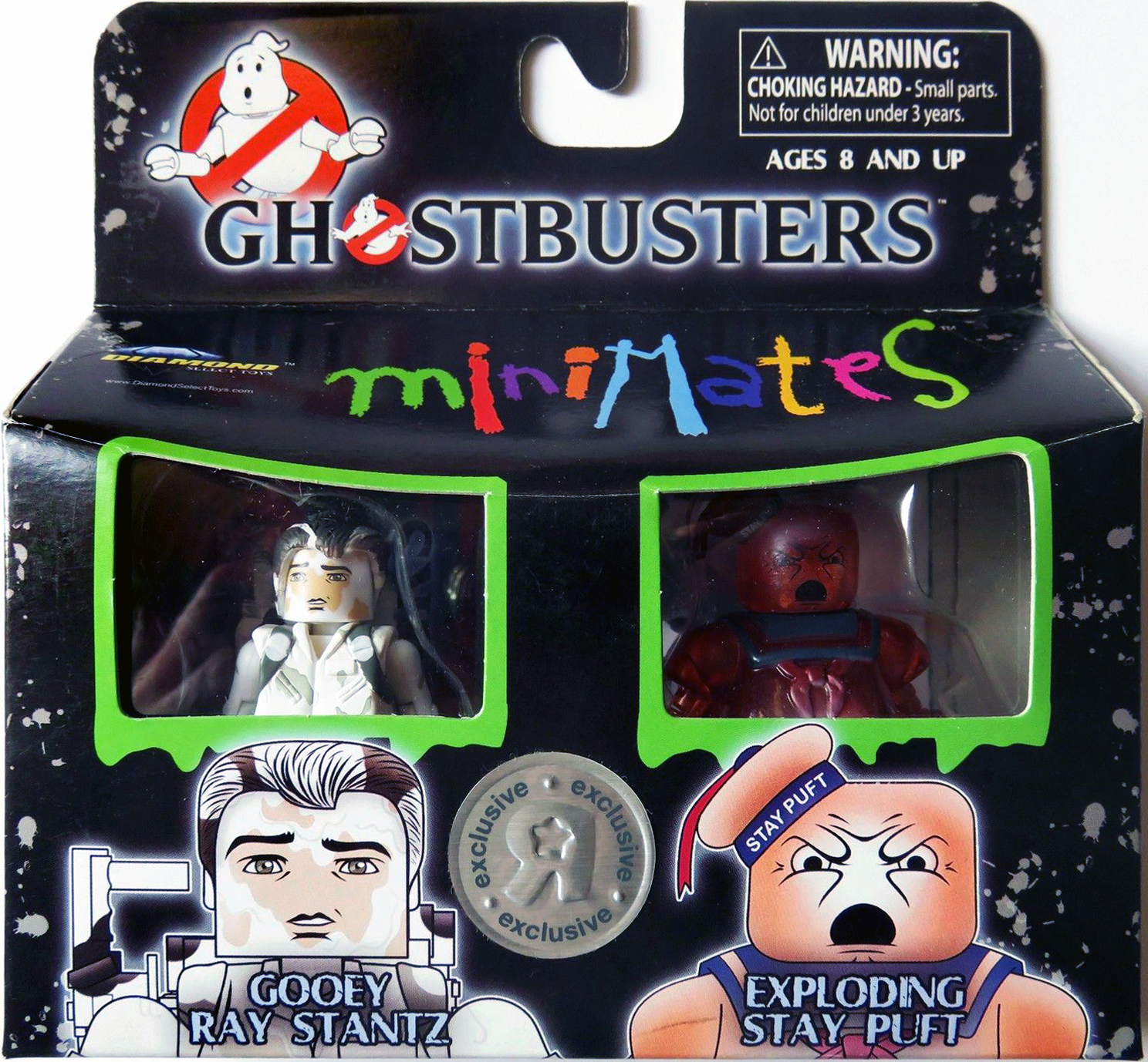 Ghostbusters Minimates TRU Wave 2 Dr Ray Stantz /& Stay Puft Marshmallow Man
