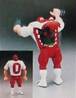 haunted human figure tombstone