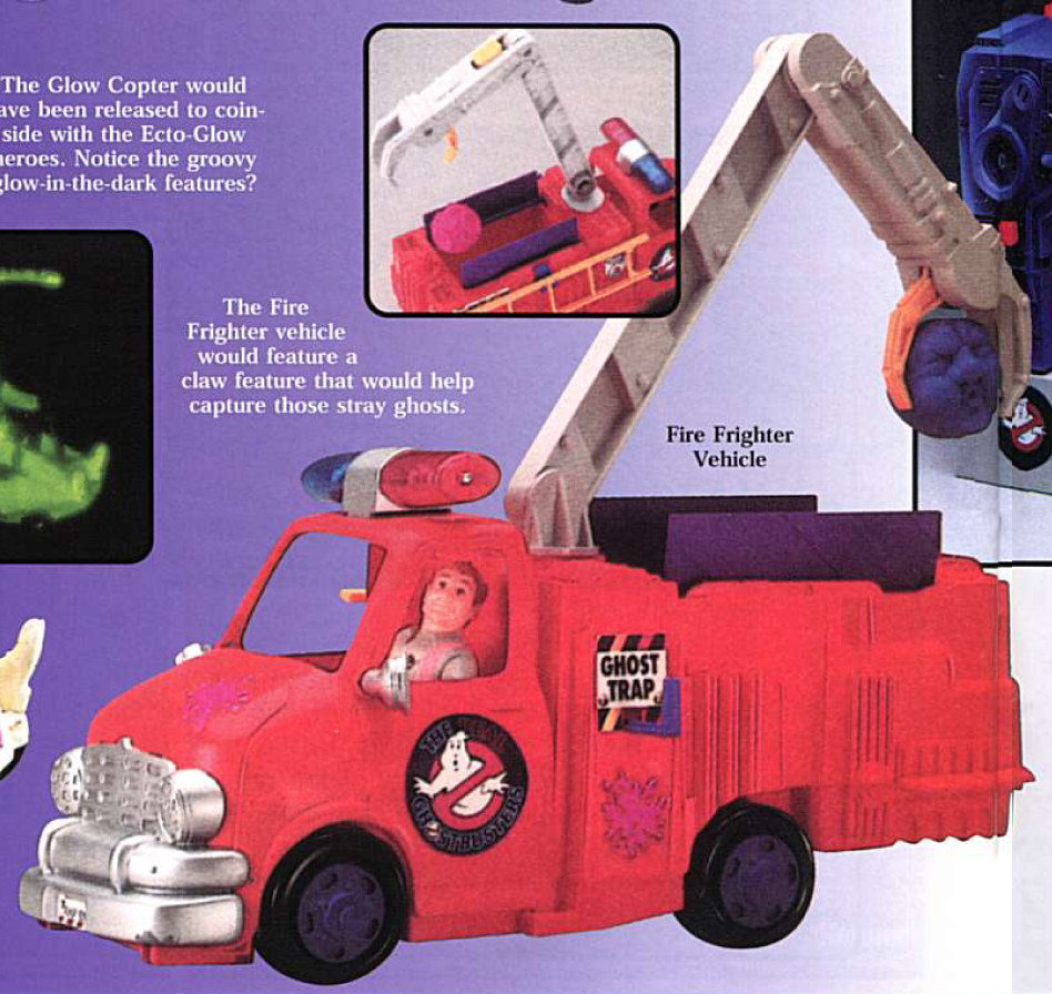 purple fire truck toy