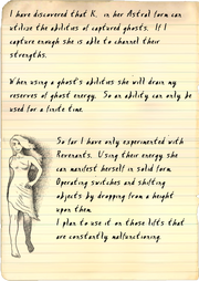 Professor's diary, 1