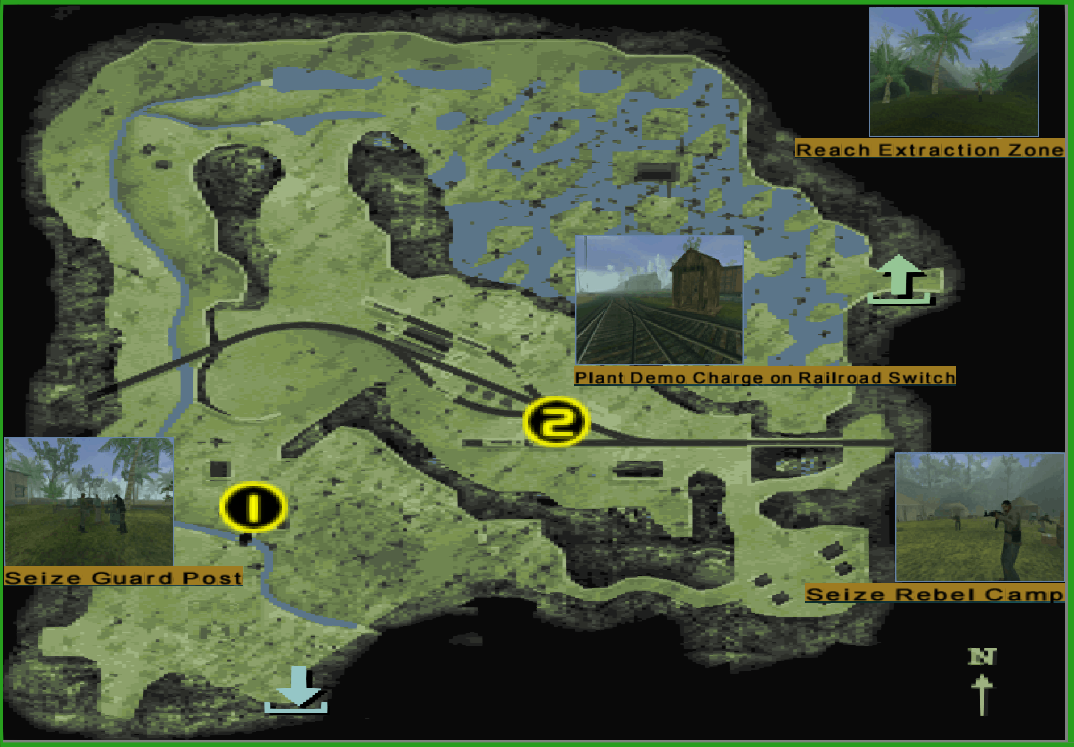 ghost recon 1 totem ground map