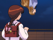 16 Satsuki sees the woman falling