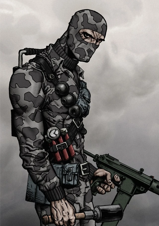 Firefly vs G.I. Joe Troopers: 2008 Cobra Saboteur: FIREFLY(v16