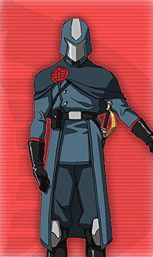 GI Joe Cobra Commander 4/" Wide Patch