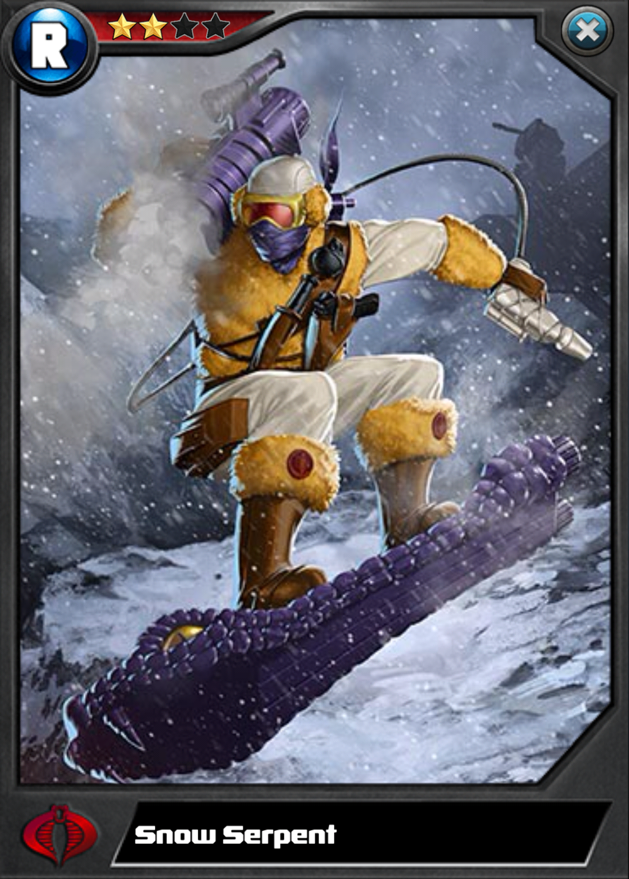 Snow Serpent R2 G.I. Joe Battleground Wiki FANDOM powered by Wikia