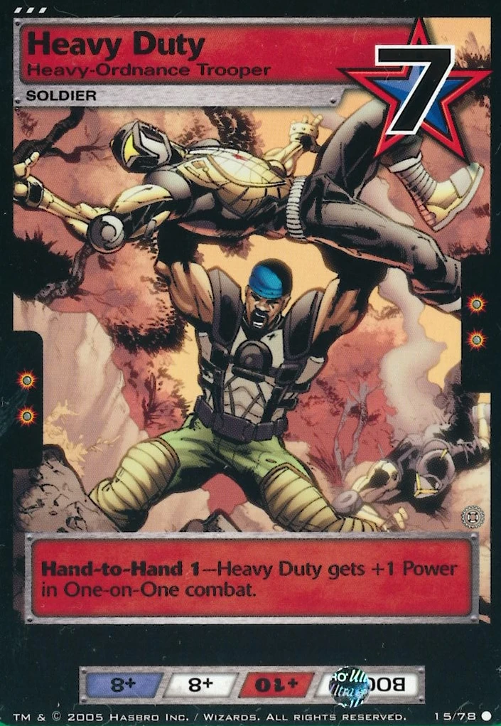 Heavy Duty HeavyOrdnance Trooper G.I.Joe TCG Wiki FANDOM powered