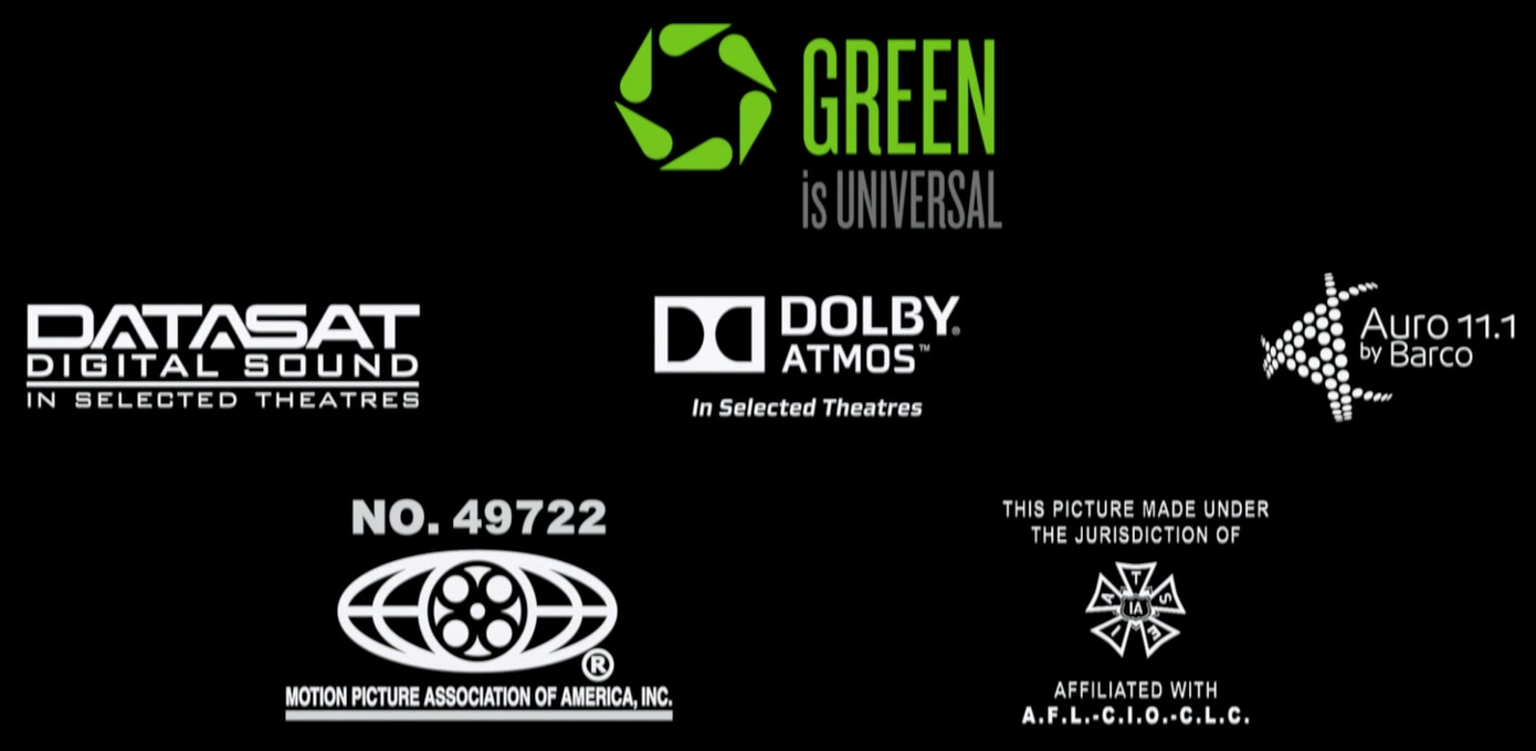 Logos credits. End credits logo.