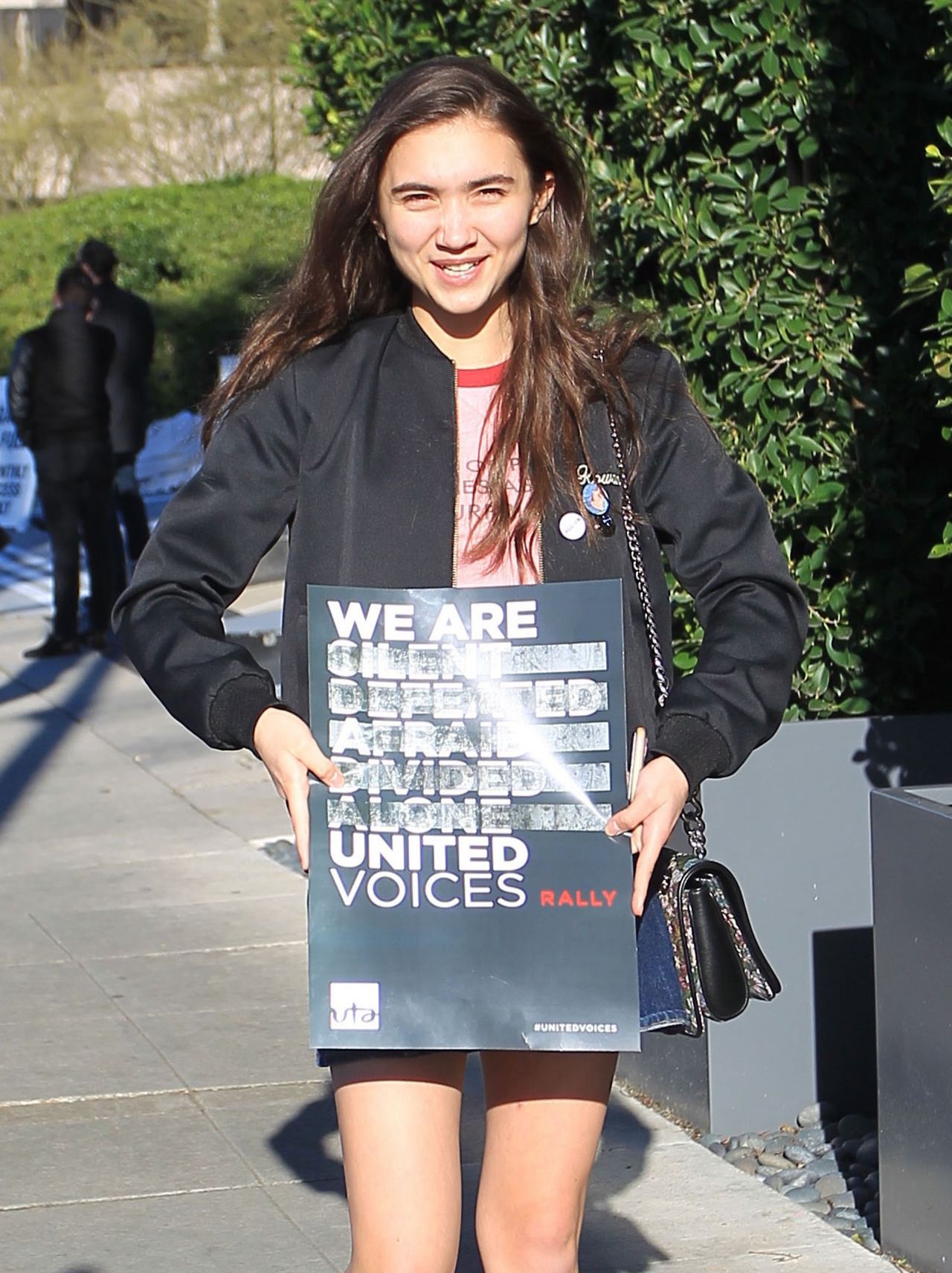 Image - Rowan-blanchard-united-talent-agency-immigrant-s-rights-protest