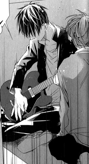 Anime Boy With Electric Guitar