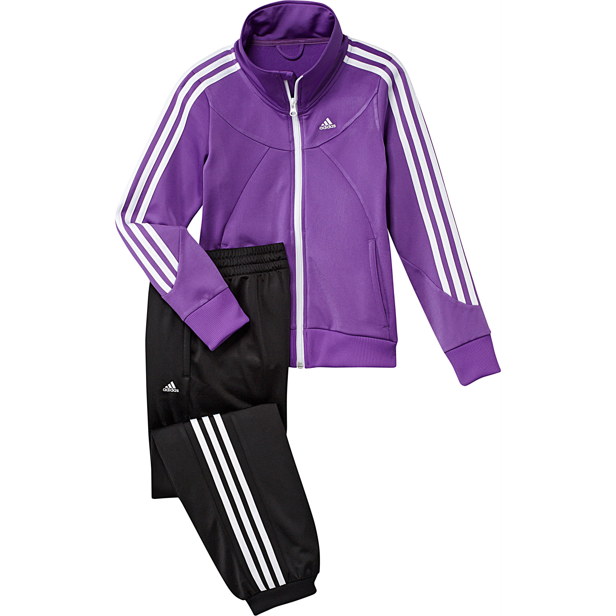 purple adidas jogging suit
