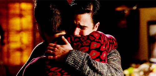 Resultado de imagen para KURT Y BLAINE crying