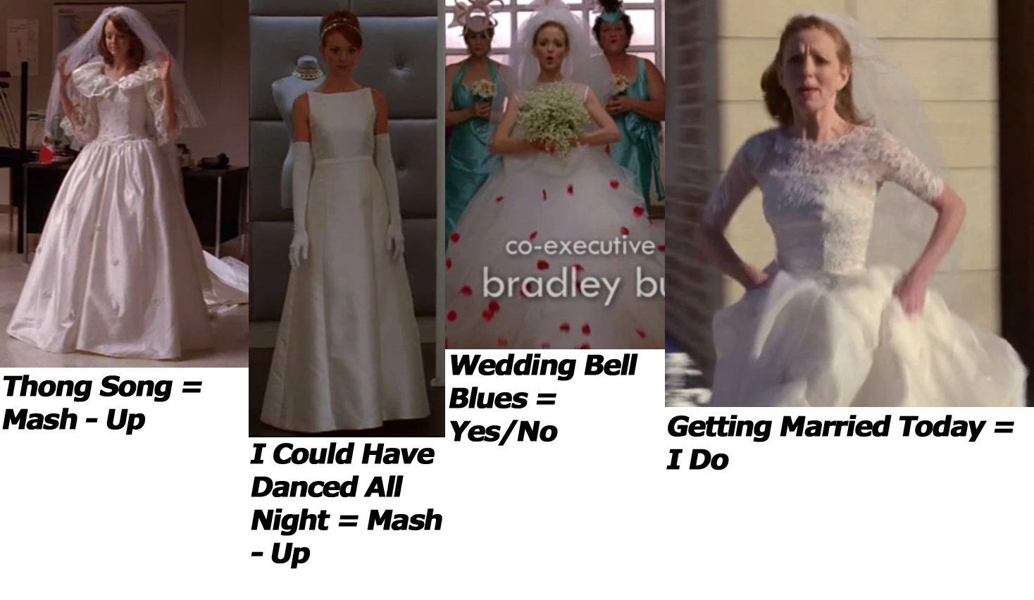 Glee Emma wedding dress