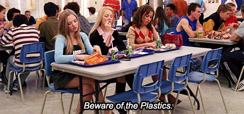 Image result for the plastics gif