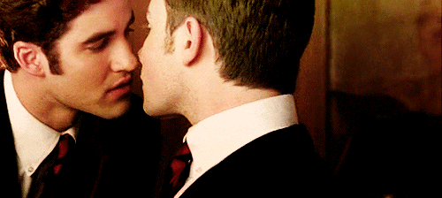 Image - Klaine kiss443.gif | Glee TV Show Wiki | FANDOM ...
