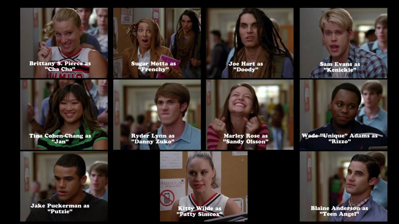 Image GleeGreaseCast.png Glee TV Show Wiki FANDOM powered by Wikia