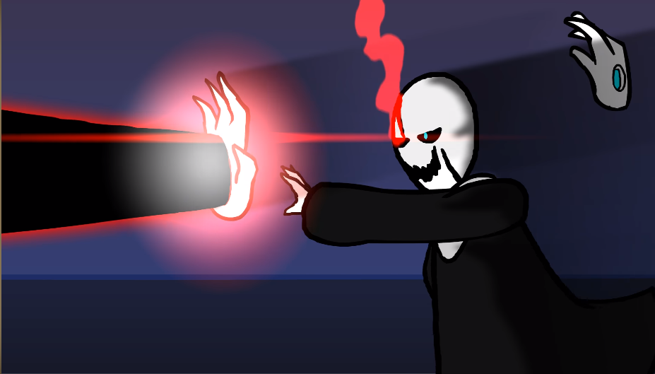 Glitchtale Sans Gaster Blaster