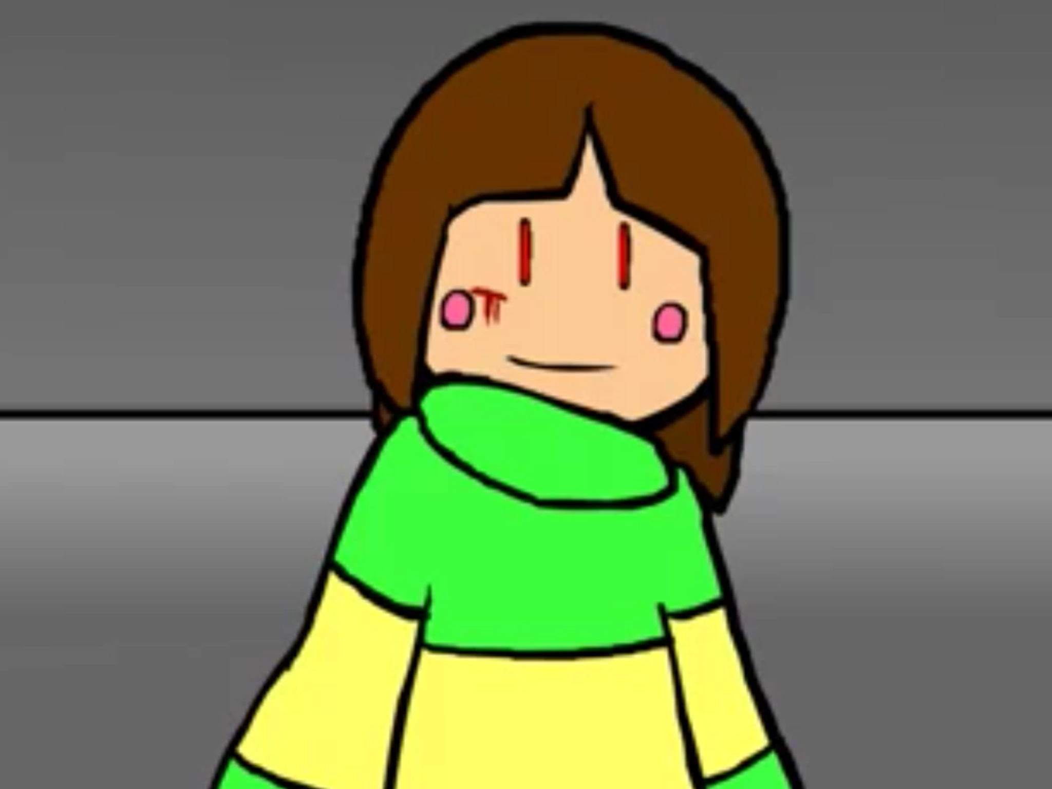 Megalomaniac Glitchtale Chara