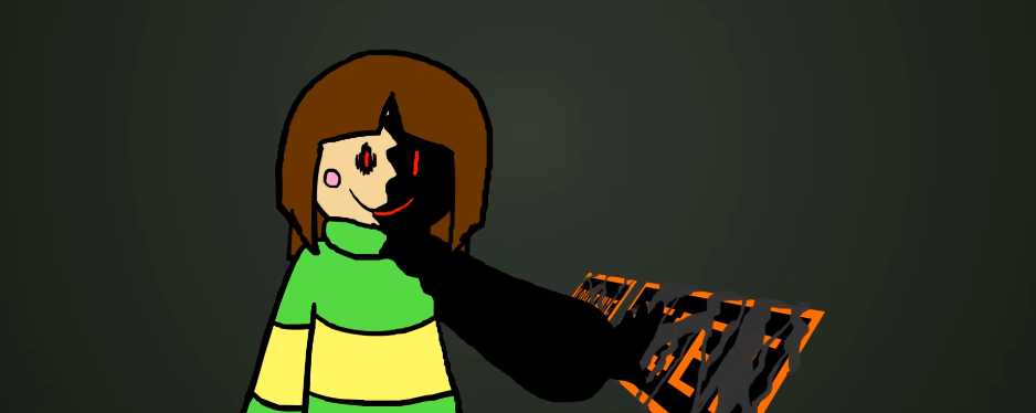 Megalomaniac Glitchtale Chara