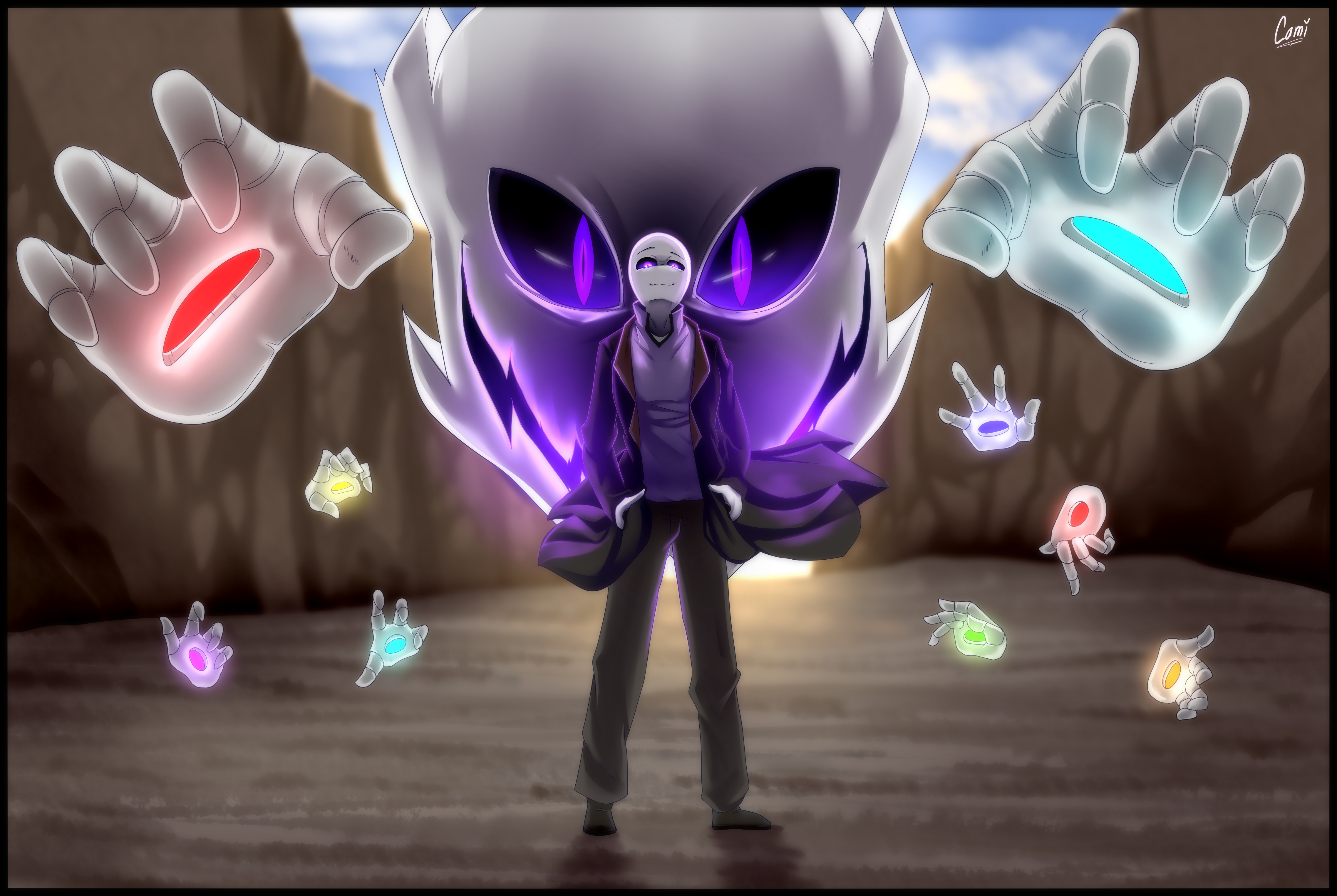 Wing Din Gaster Glitchtale Wiki Fandom