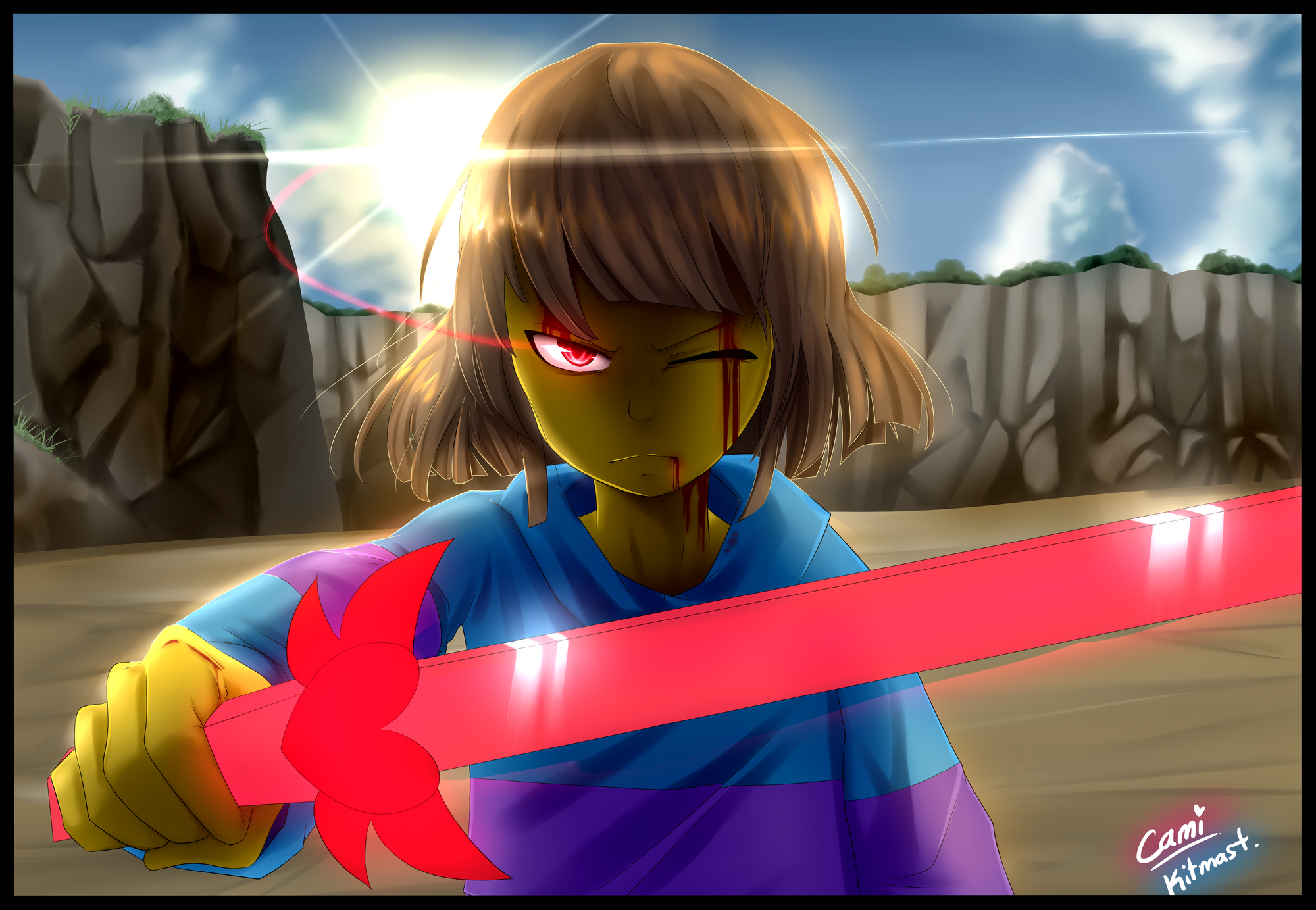 Undertale персонажи Фриск