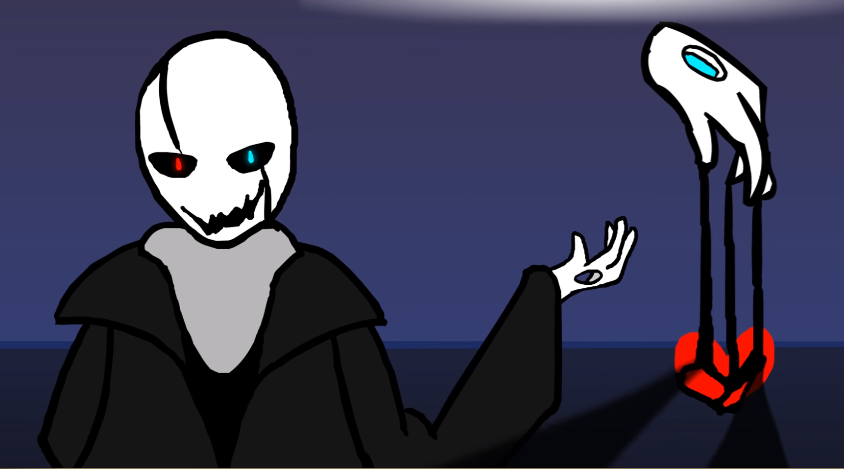 Glitchtale Gaster Art